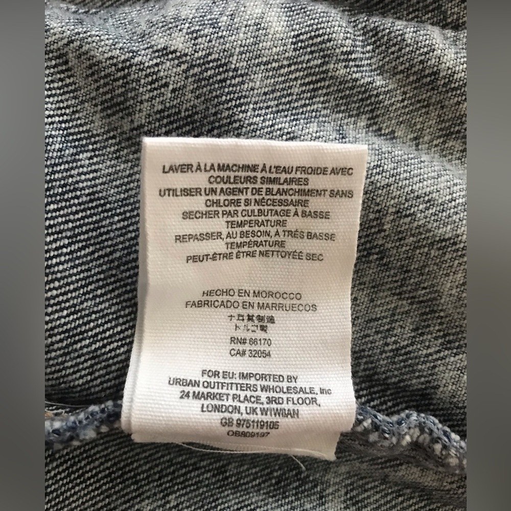 Free people Jean jacket SZ S - Picture 8 of 8